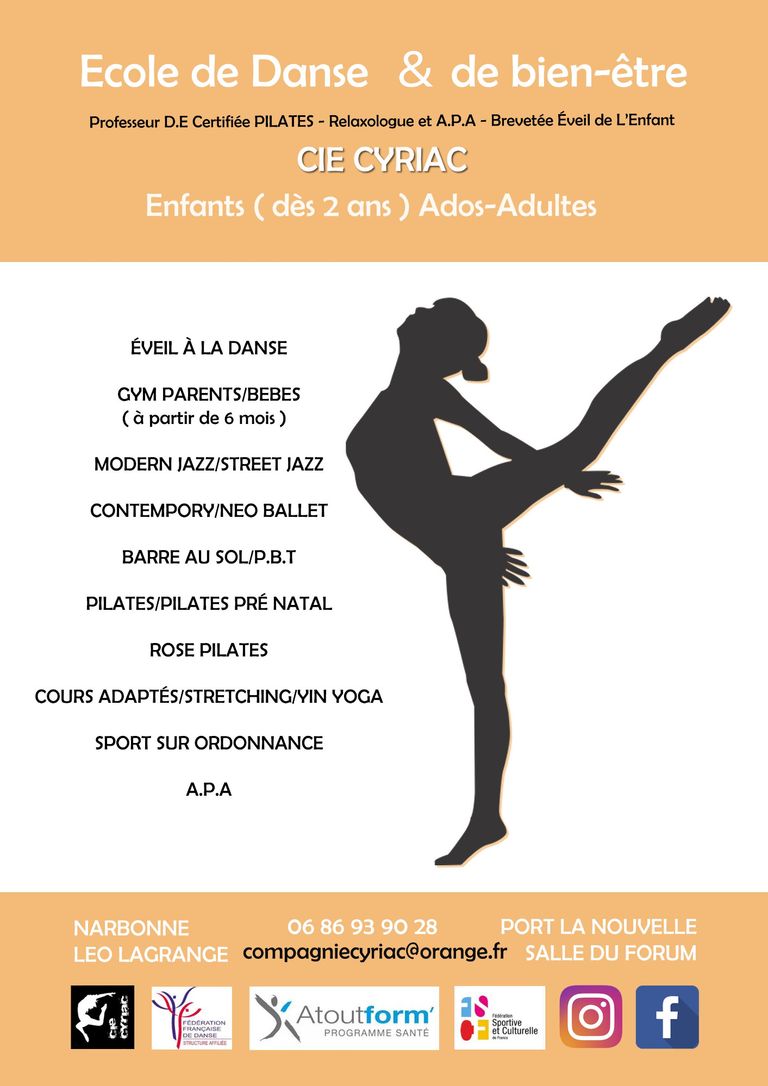 Port-la-nouvelle-Stage danse Modern Jazz